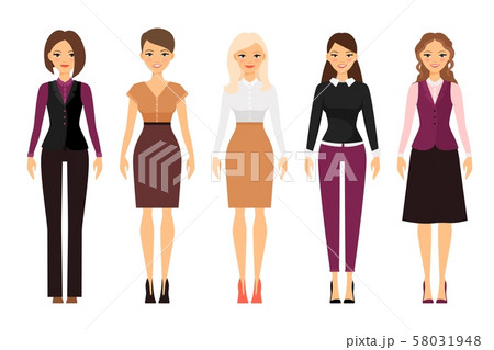 Women in office dress code clothes Women in office dress code clothes 58031948