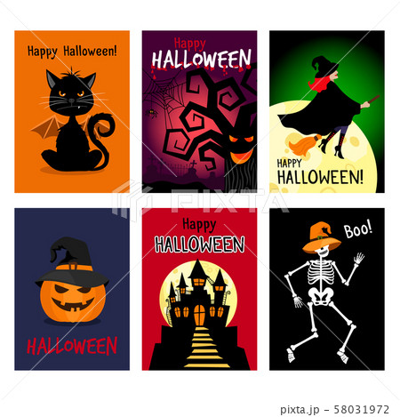 Retro autumn halloween posters Retro autumn halloween posters 58031972