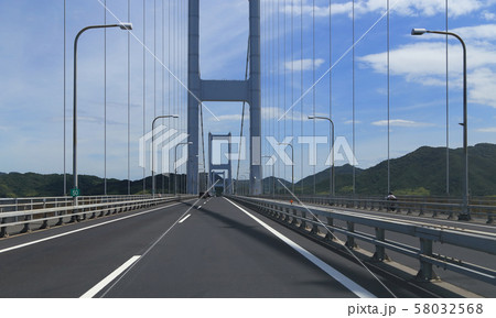 瀬戸内しまなみ海道上り線、来島海峡第二大橋 瀬戸内しまなみ海道上り線、来島海峡第二大橋 58032568