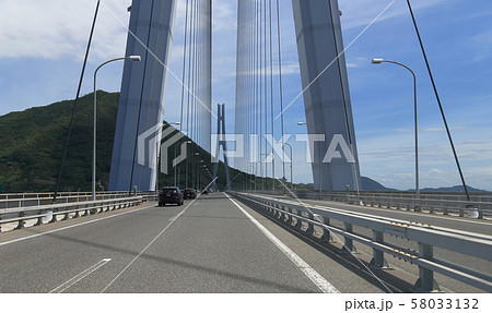 瀬戸内しまなみ海道上り線、多々羅大橋 瀬戸内しまなみ海道上り線、多々羅大橋 58033132