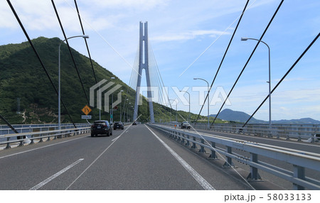 瀬戸内しまなみ海道上り線、多々羅大橋 58033133