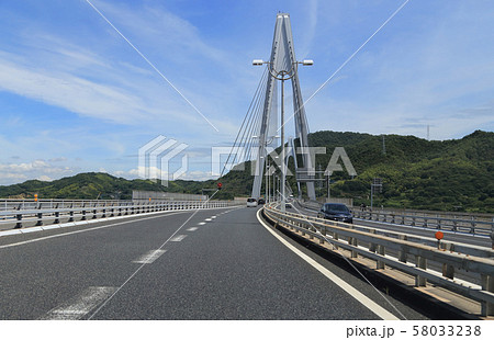 瀬戸内しまなみ海道上り線、生口橋 瀬戸内しまなみ海道上り線、生口橋 58033238