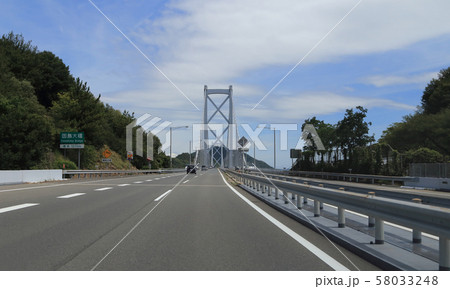 瀬戸内しまなみ海道上り線、因島大橋 58033248