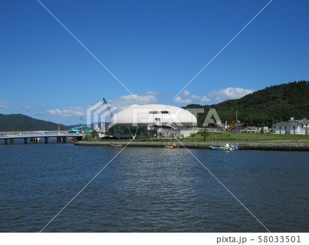宮城県石巻市　石ノ森萬画館周辺の市街地 58033501