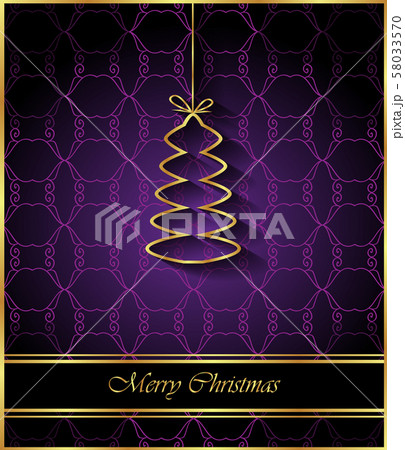 2020 Merry Christmas background. 58033570