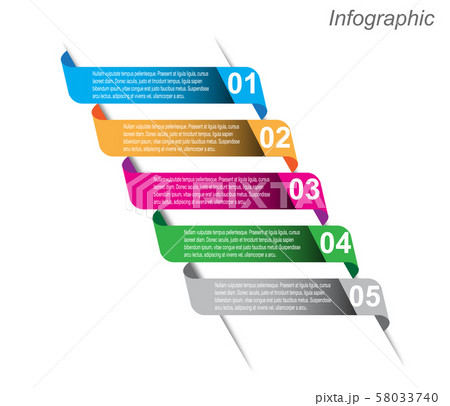 Info-graphic design template.  58033740