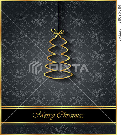 2020 Merry Christmas background. 58035084