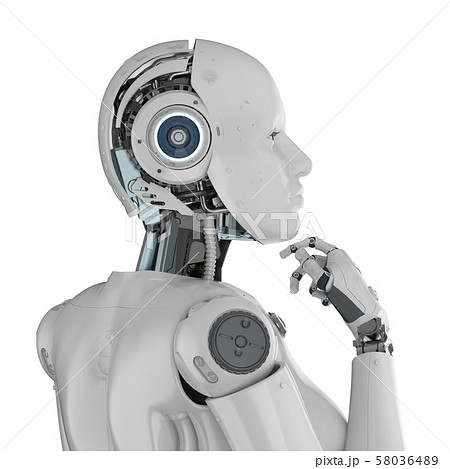 Female cyborg or robot analyze Female cyborg or robot analyze 58036489