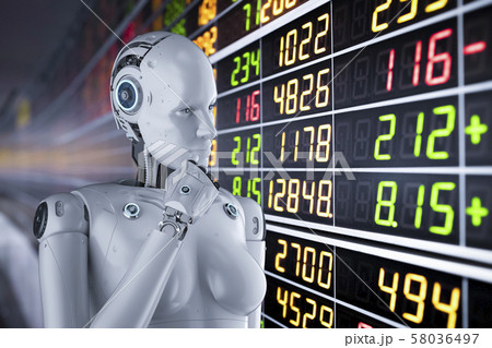 Financial technology concept 58036497