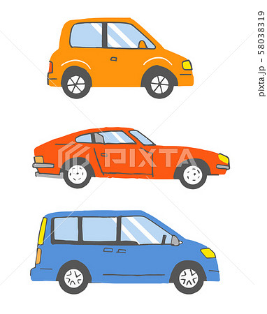 自動車３タイプ のイラスト素材