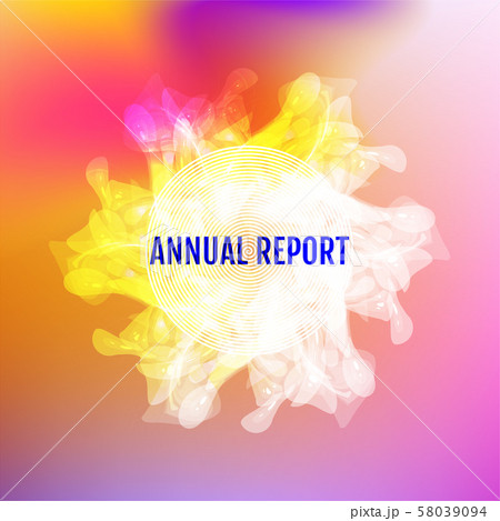Cover and annual report or business design. 58039094
