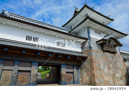 金沢城 橋爪門と橋爪門続櫓 金沢城 橋爪門と橋爪門続櫓 58041954