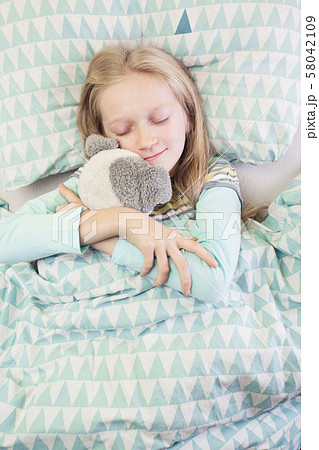 little girl sleeping little girl sleeping 58042109