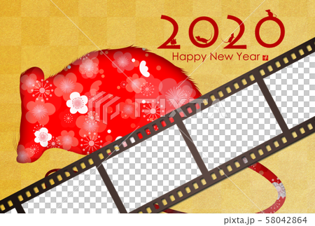 New Year's card 2020 58042864