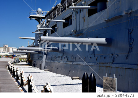 戦艦三笠の補助砲群 58044573