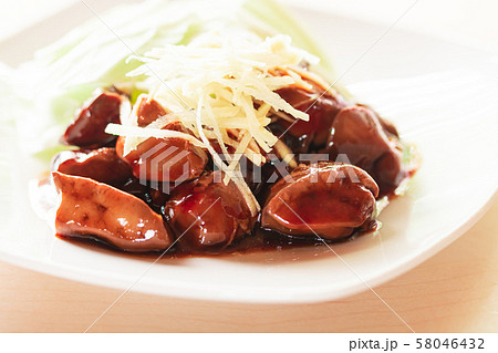 鶏レバーうま煮 鶏レバーうま煮 58046432
