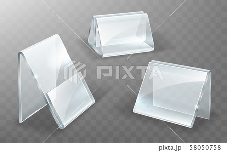 Acrylic holder, glass or plastic display stand 58050758