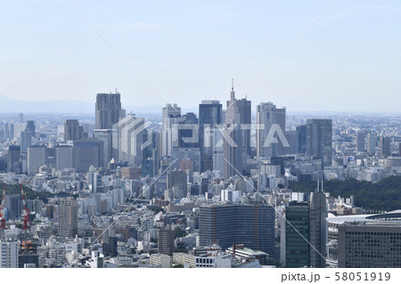 日本の東京都市景観 台風一過(台風15号)で、晴れ間が広がり始めた新宿副都心=9月9日撮影 日本の東京都市景観 台風一過(台風15号)で、晴れ間が広がり始めた新宿副都心=9月9日撮影 58051919