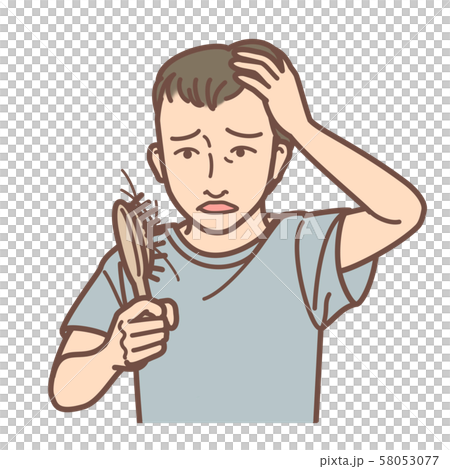 Surprise man with comb hairs Progression level 3 58053077