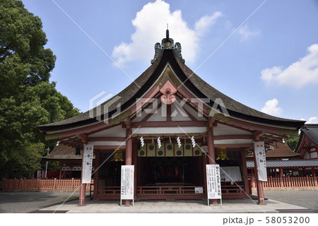 津島神社　拝殿 58053200