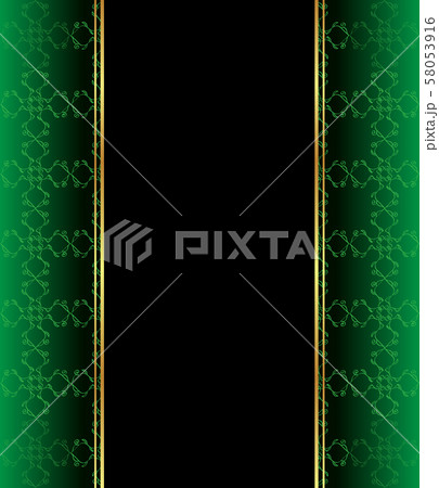 Elegant wallpaper with golden fine decoration 58053916