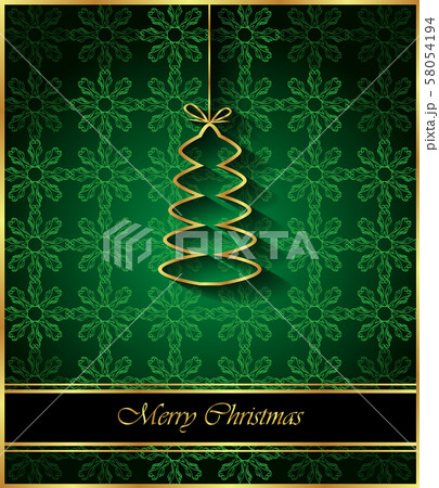 2020 Merry Christmas background. 58054194