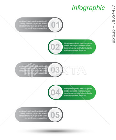Info-graphic design template. Info-graphic design template. 58054457