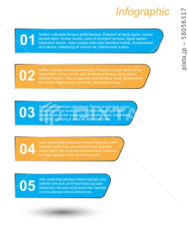Info-graphic design template. 58056317