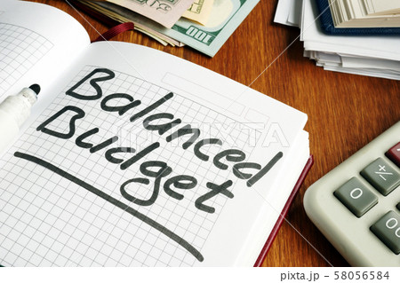 Balanced Budget calculations in the notepad. Balanced Budget calculations in the notepad. 58056584