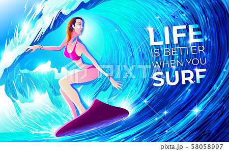 Surfing Though the Tunnel 58058997