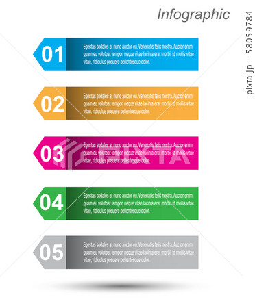 Info-graphic design template. 58059784