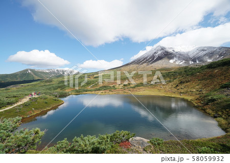 大雪山旭岳　旭平散策路風景（鏡池周辺） 58059932
