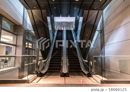 Automatic ladder in the building 58060125