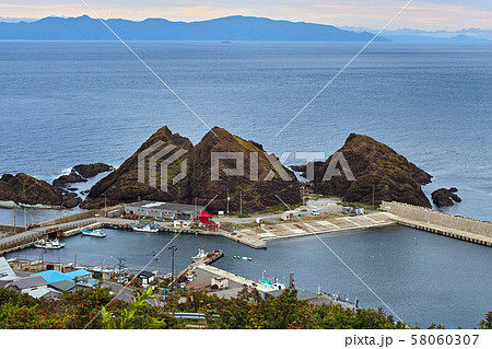 【青森県】帯島と北海道 58060307