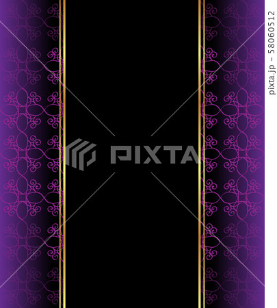 Elegant wallpaper with golden fine decoration Elegant wallpaper with golden fine decoration 58060512