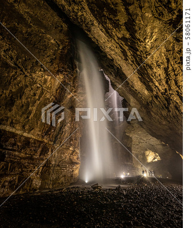 Waterfalls in Gaping Gill 58061171