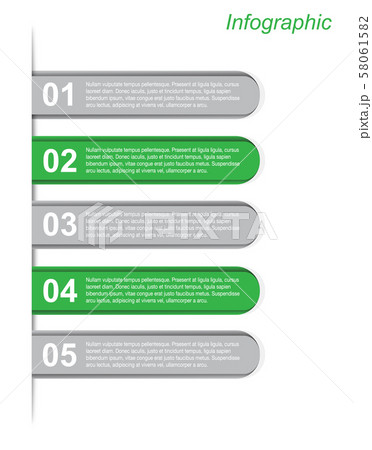 Info-graphic design template.  58061582