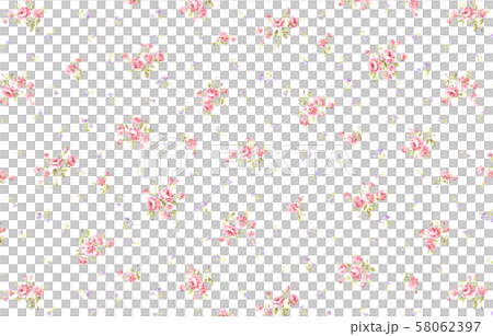 Small rose pattern - Stock Illustration [58062397] - PIXTA
