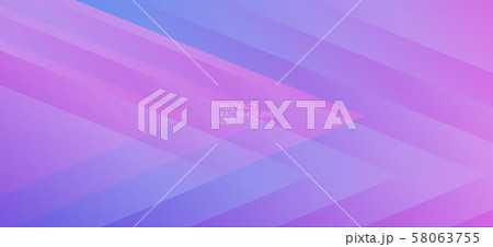 Abstract bright background with geometric shapes and lines, pasterl pink and blue gradient 58063755