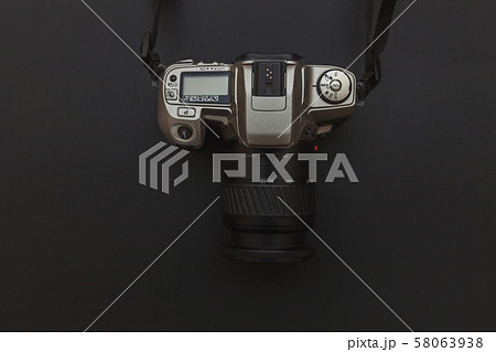 Photographer workplace with dslr camera system on Photographer workplace with dslr camera system on 58063938