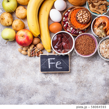 Healthy product sources of iron 58064593