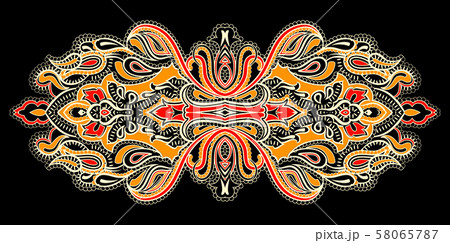 Traditional paisley pattern 58065787