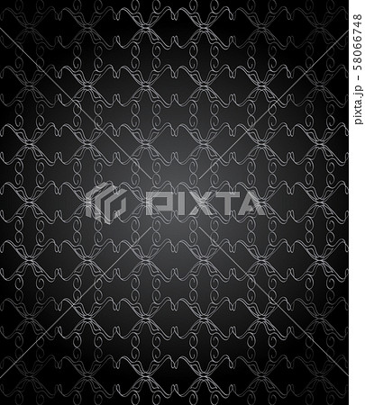 Seamless vintage wallpaper with dark color tones. 58066748