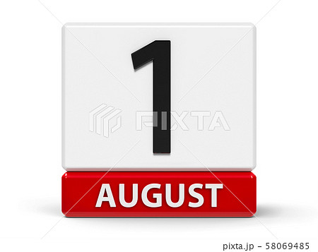 Cubes calendar 1st August 58069485