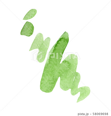 Abstract watercolor paper splash shapes isolated drawing. Illustration aquarelle for background. 58069698