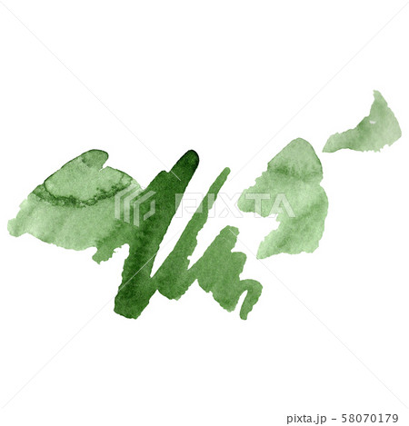 Abstract watercolor paper splash shapes isolated drawing. Illustration aquarelle for background. Abstract watercolor paper splash shapes isolated drawing. Illustration aquarelle for background. 58070179