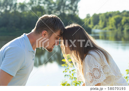 Divorce, fight and relationship problem - Young couple angry at each other Divorce, fight and relationship problem - Young couple angry at each other 58070193