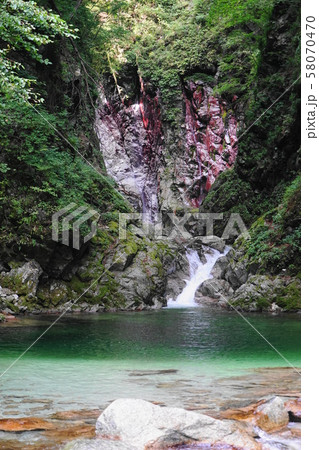 9月 北杜58千ヶ淵・尾白川渓谷・白州町 9月 北杜58千ヶ淵・尾白川渓谷・白州町 58070470