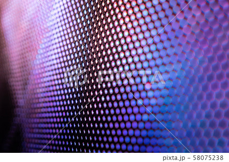CloseUp LED blurred screen. LED soft focus 58075238