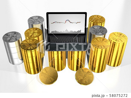 仮想通貨　暗号資産　チャート 58075272